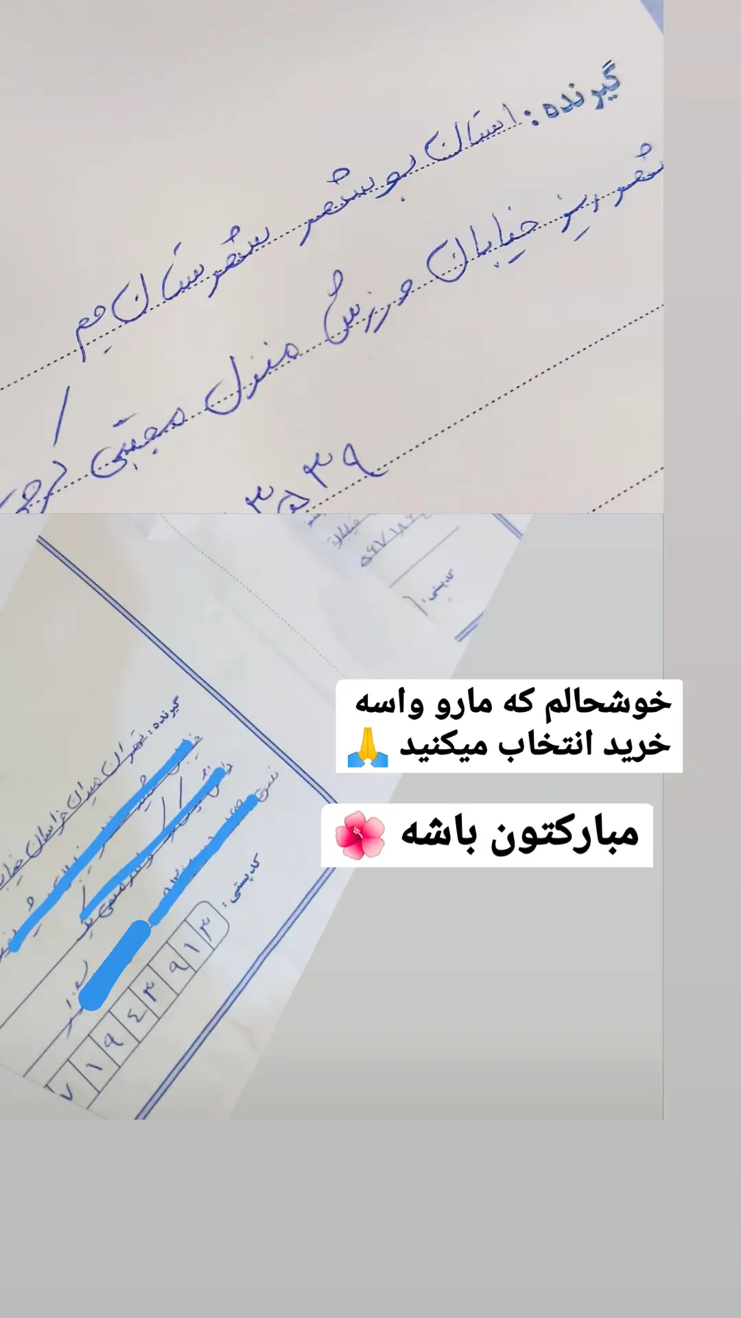 استوری هایلایت ارسالی هامون