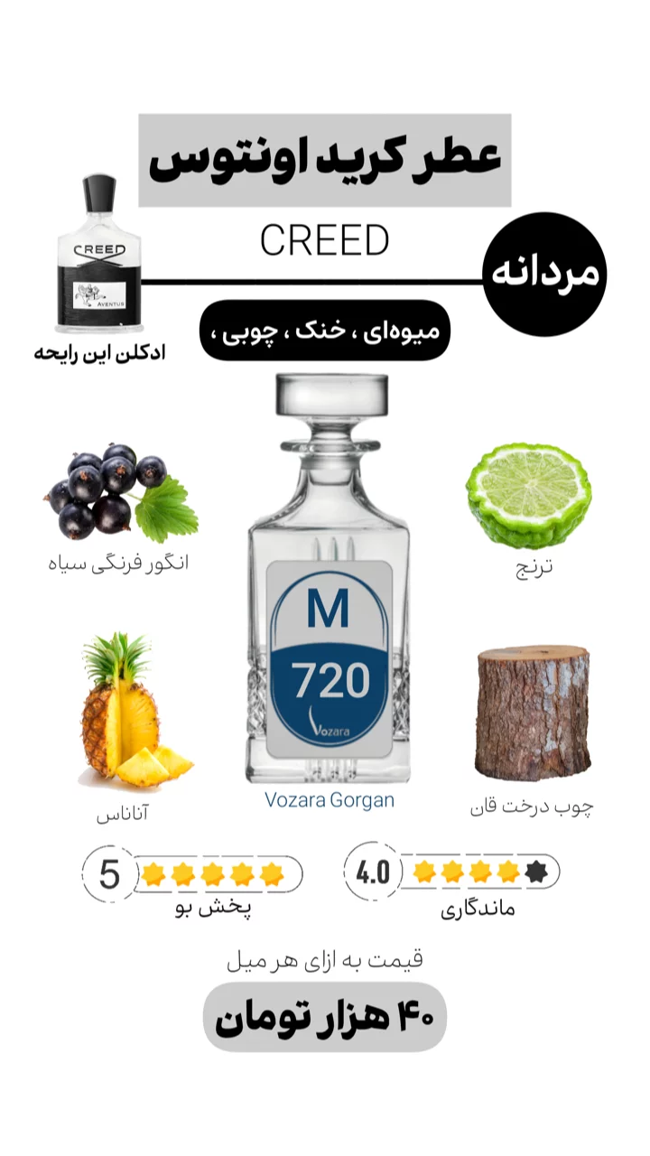استوری هایلایت عطر مردانه