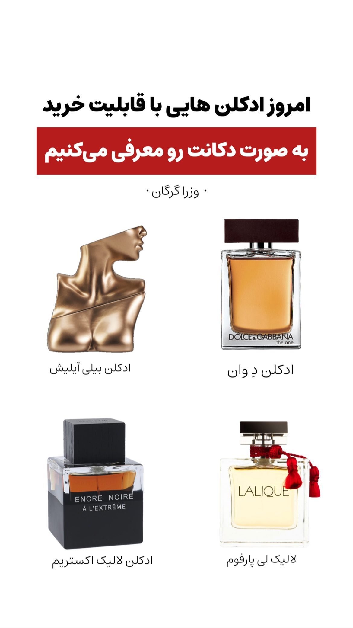 استوری هایلایت دکانت
