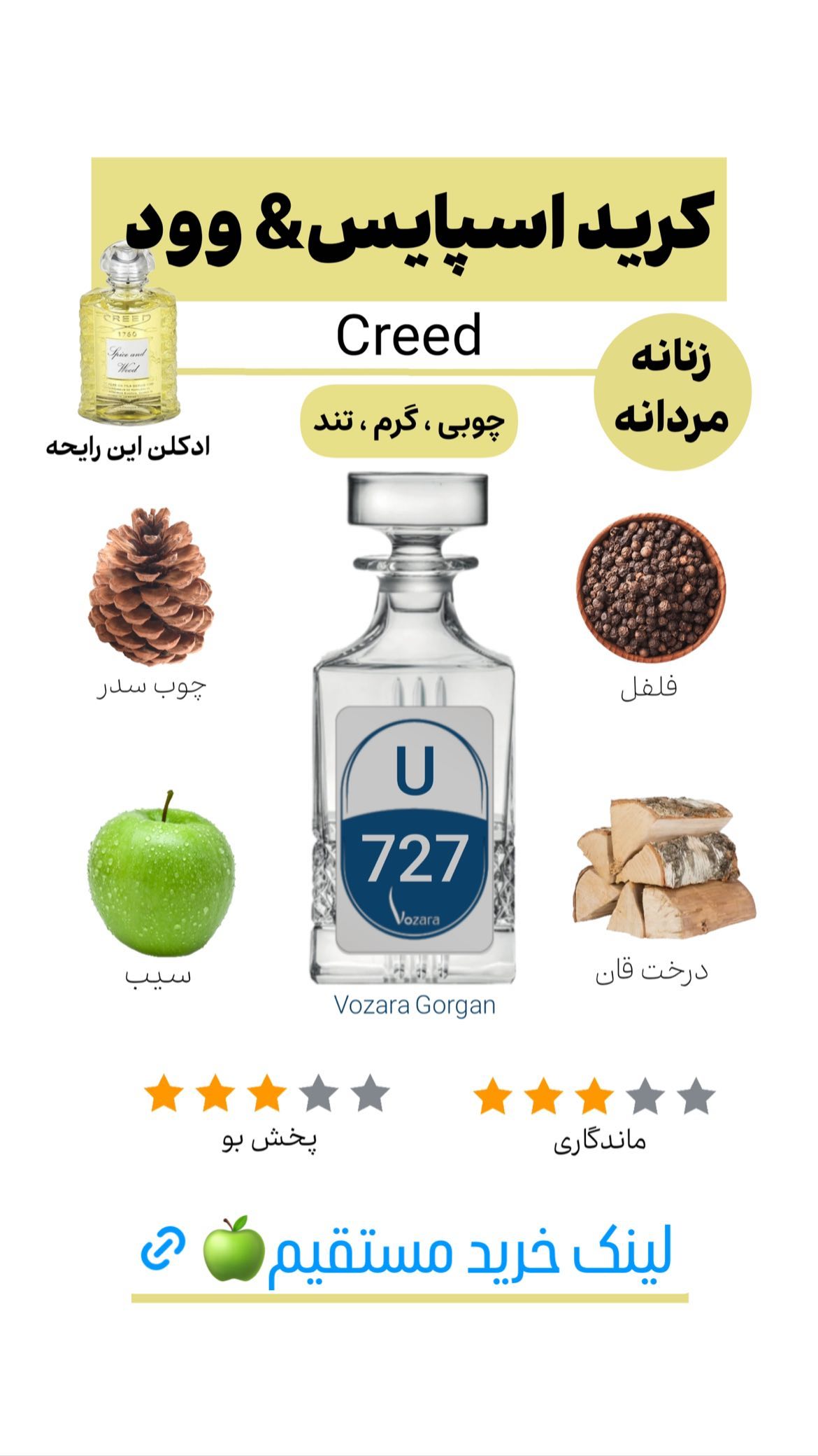 استوری هایلایت عطر یونیسکس