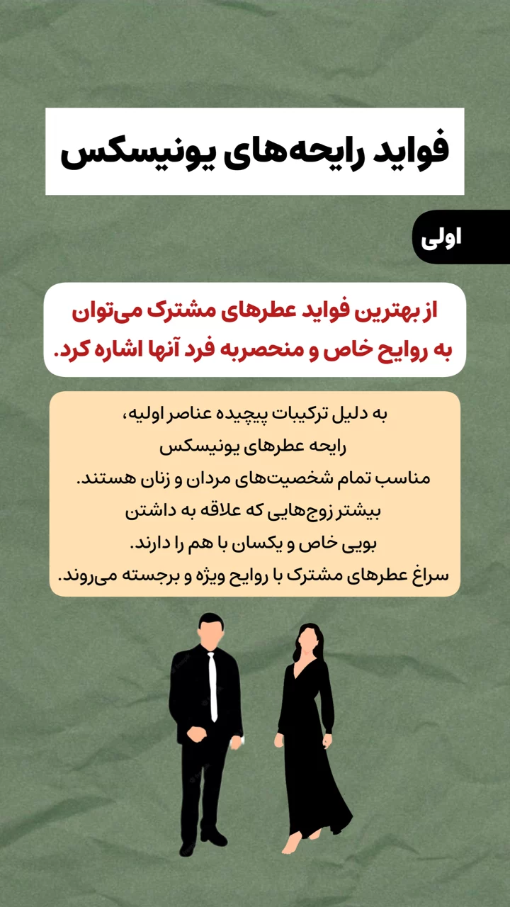 استوری هایلایت عطر یونیسکس