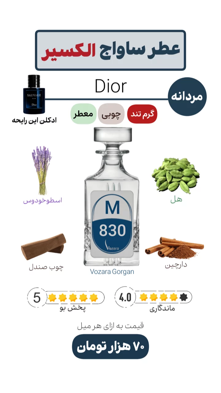 استوری هایلایت عطر مردانه
