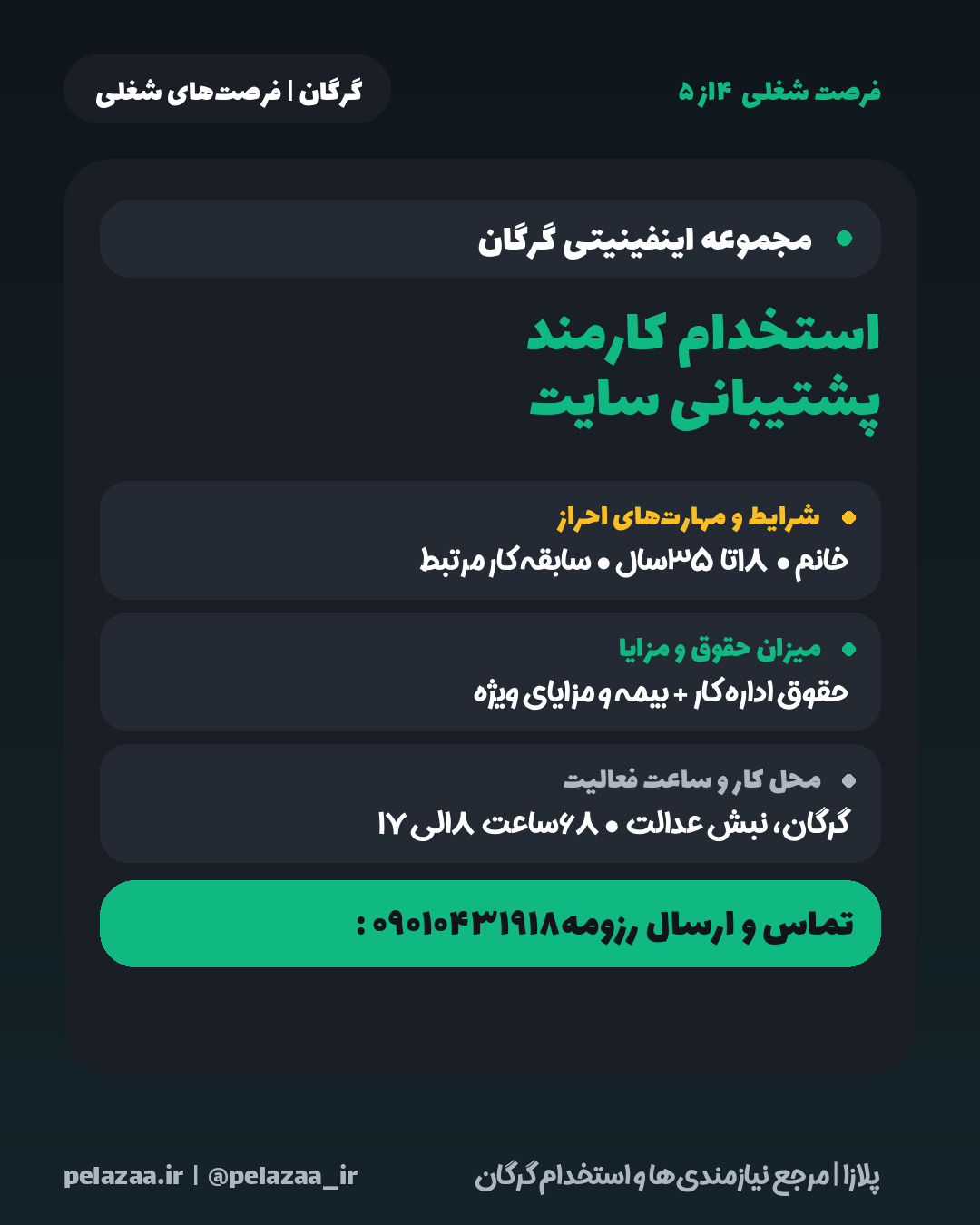فرصت‌های استخدام گرگان - اسلاید 5