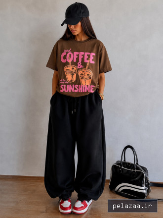 خرید و قیمت تی شرت باکسی زنانه cooffee از mahlinboutique تی شرت باکسی زنانه cooffee - mahlinboutique گرگان