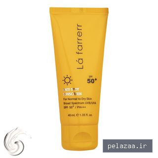 کرم ضدآفتاب و ضدلک بی‌رنگ لافارر مدل SPF50، مناسب پوست‌های خشک و معمولی، حجم 40 میلی‌لیتر - drshaghayeghfallah گرگان