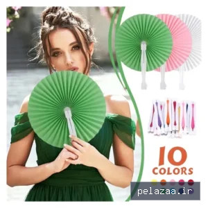 بادبزن تاشو رنگی - emaaccessories گرگان