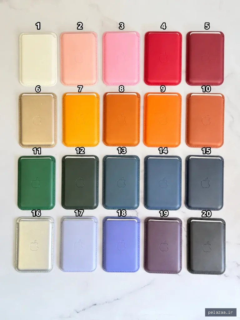 جاکارتی مگ سیف اپل Leather wallet magsafe (کدa0069) - novacase گرگان
