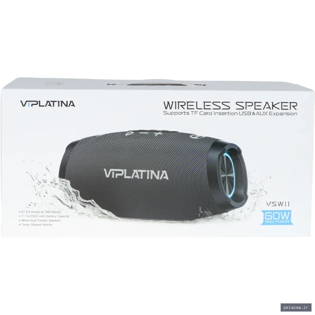 اسپیکر ضدآب 60 وات وی آی پلاتینا VIPLATINA VSW11 - tajstore گرگان