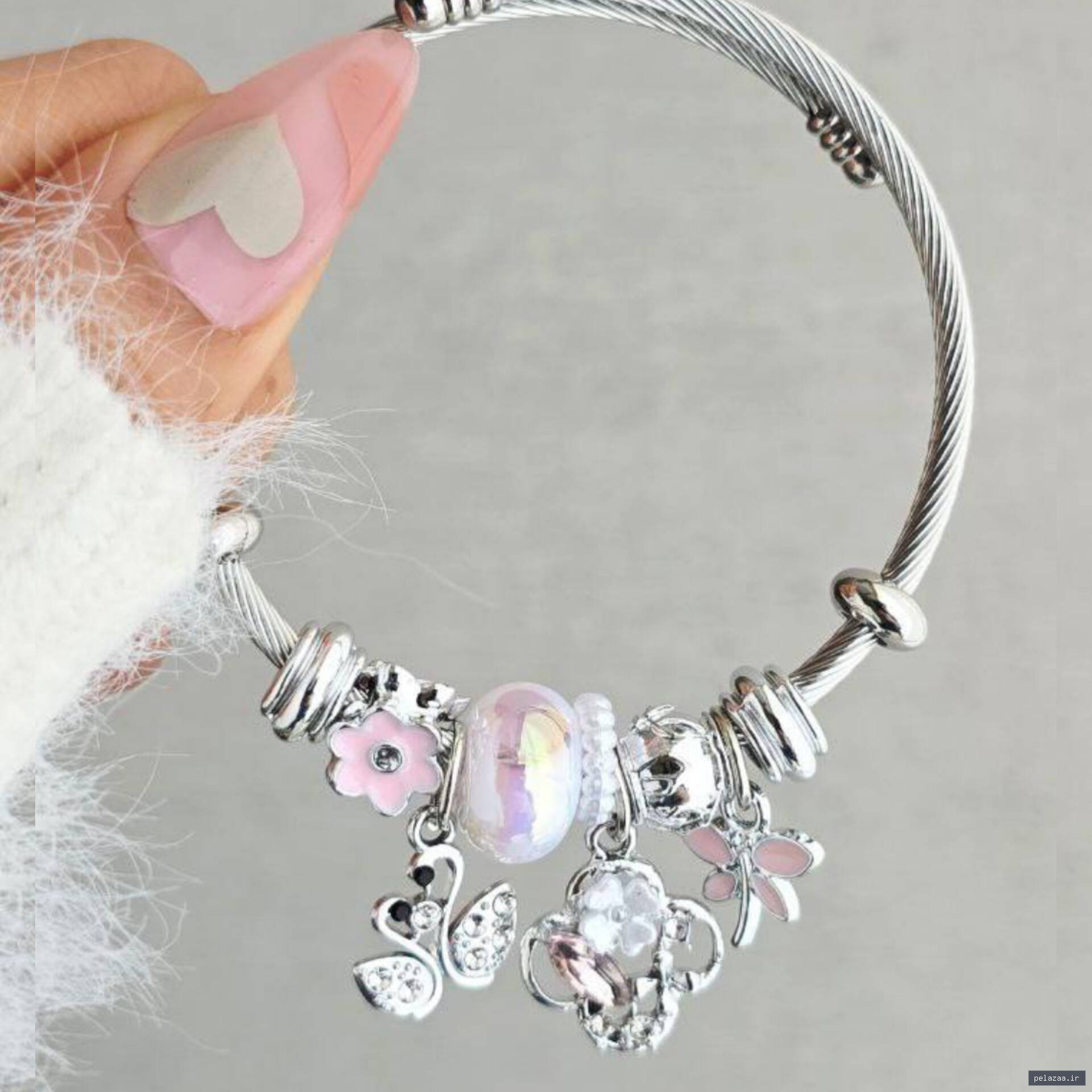 بنگل پاندورا طرح قو و سنجاقک - sofia-accessory گرگان