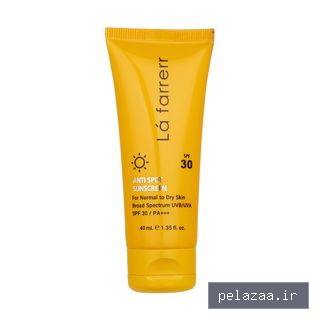 کرم ضدآفتاب و ضدلک بی‌رنگ لافارر مدل SPF30، مناسب پوست‌های خشک و معمولی، حجم 40 میلی‌لیتر - drshaghayeghfallah گرگان