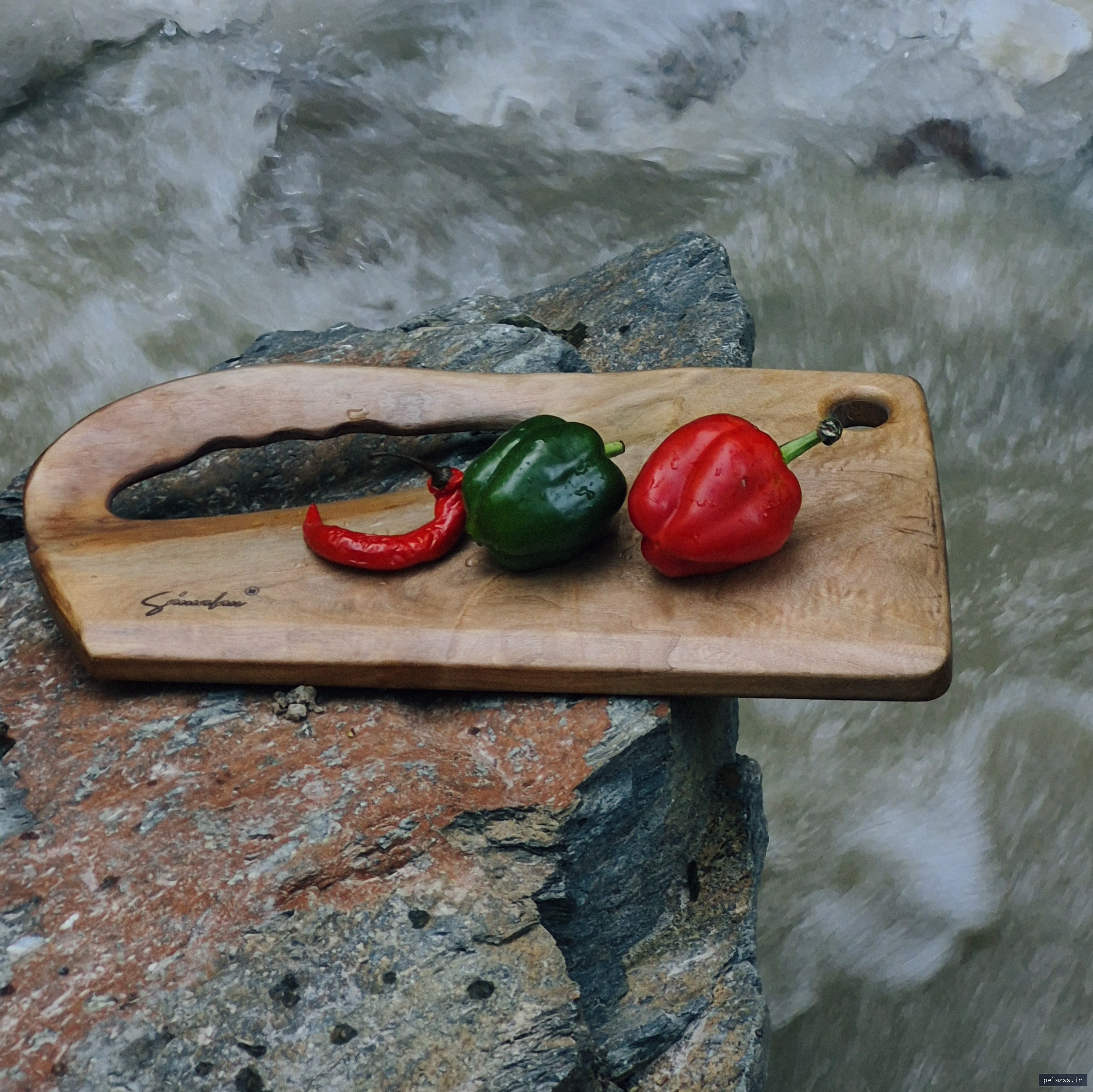 تخته گوشت چوبی مدل ريور وود (River Wood) - khan-wood گرگان