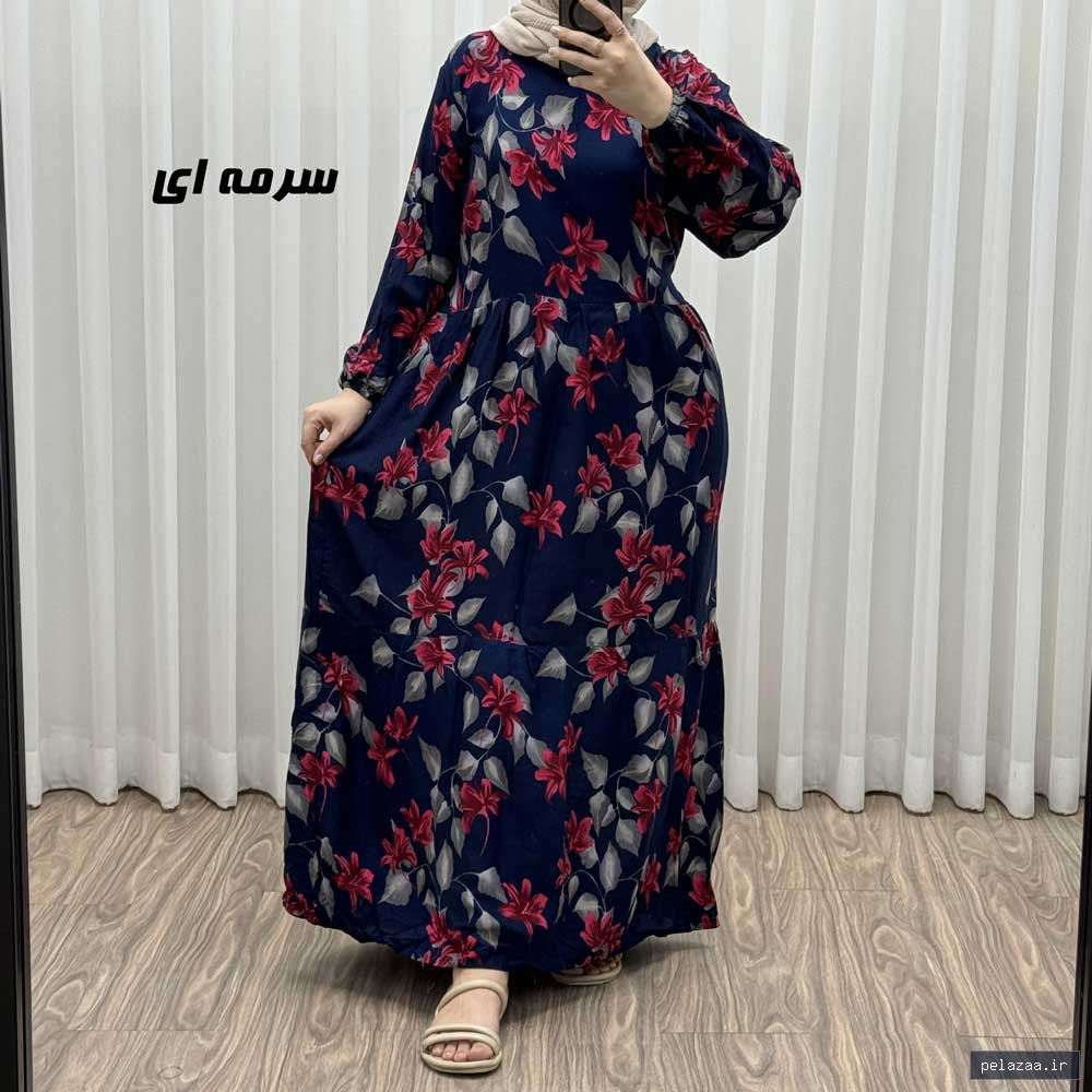 پیراهن ساحلی زنانه نخی مدل پامچال کد Y2190 - samuelshop گرگان