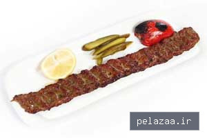 کباب کوبیده – یک سیخ (75گرم) نان گوجه - ziaratonlin گرگان