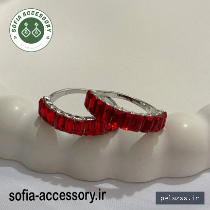 انگشتر رینگی تنیسی قرمز کد - sofia-accessory گرگان