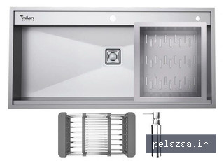 خرید و قیمت سینک 40105S02 توکار استیل میلان از dreamhomegorgan سینک 40105S02 توکار استیل میلان - dreamhomegorgan گرگان
