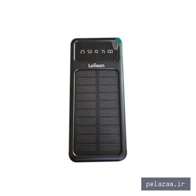 پاوربانک 5 وات خورشیدی لاوسن مدل p201 ظرفیت 20000 میلی‌آمپرساعت - lozhanoshop گرگان