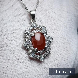 گردنبند عقیق سرخ یمن زنانه - javaherihirkan گرگان