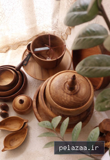 سرویس پذیرایی چوبی ۳پایه 🍃 - tooba-wood گرگان