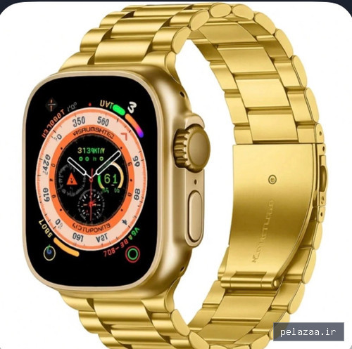 ساعت هوشمند GS9 ultra طلایی با بند طلایی و اوشن سایز۴۹ - smartwatch-golestan گرگان