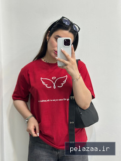 خرید و قیمت تیشرت باکسی زنانه مدل بال فرشته از telmacollections تیشرت باکسی زنانه مدل بال فرشته - telmacollections گرگان