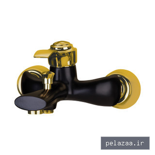 خرید و قیمت شیر دوش گلاز مشکی طلایی از dreamhomegorgan شیر دوش گلاز مشکی طلایی - dreamhomegorgan گرگان