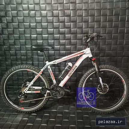 دوچرخه چیاوا مدل آکو سایز 26 دوشاخ کمکدار ترمز دیسکی (سفید) - ameribicycle گرگان