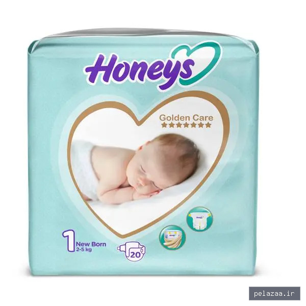 پوشک هانیز سایز ۱ بسته ۲۰ عددی - disneybabystore گرگان
