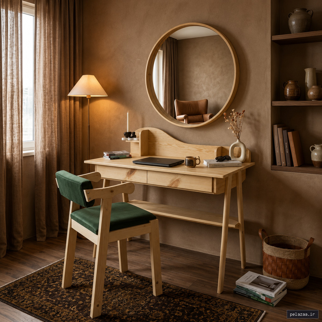 میز تحریر مدل مهر - hamrahwood