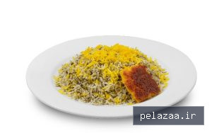 یک پرس برنج (سبزی پلو) – 150 گرم برنج خام درجه یک کره - ziaratonlin گرگان