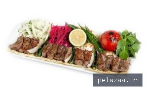 کباب چنجه فیله گوساله – یک‌سیخ(225گرم) نان گوجه - ziaratonlin گرگان