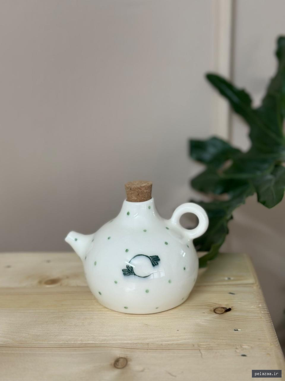 روغن‌ریز سرامیکی طرح گل ژینکو - hobceramics گرگان