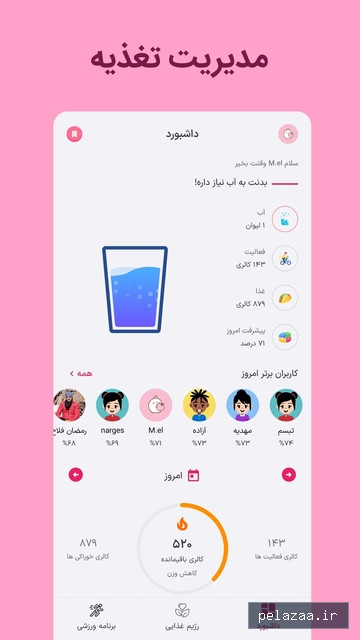 خرید و قیمت کالری شمار هوشمند فیبو از fiboapp کالری شمار هوشمند فیبو - fiboapp گرگان