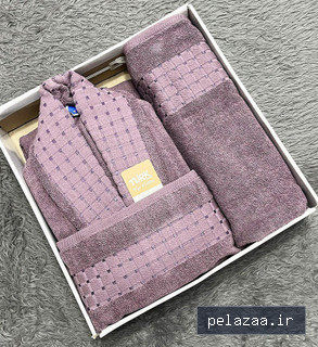سرویس حوله چهار تکه ترک سایز 125 | کیفیت عالی، نخ ترک و جذب آب بالا - termeh-shop گرگان