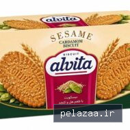 بیسکویت خانواده 850 گرمی ها با تزئین کنجد alvita - veleshk
