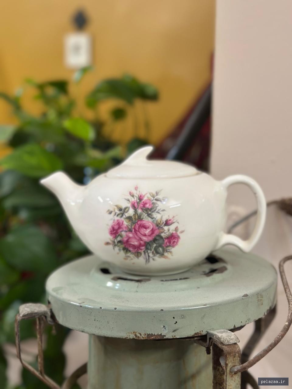 قوری سرامیکی گل رز - hobceramics گرگان