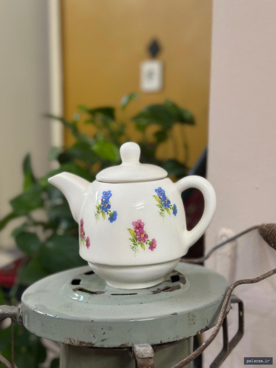 قوری سرامیکی باغ گل - hobceramics گرگان