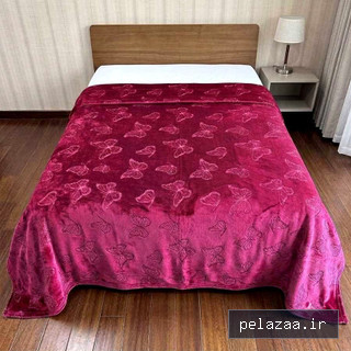 ✅پتو ژله ای دونفره طرح پروانه ، کیفیت ابریشمی وارداتی✅ - kalayedenjj گرگان