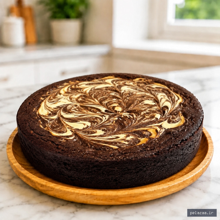 چیز کیک براونی - raycakeshop گرگان
