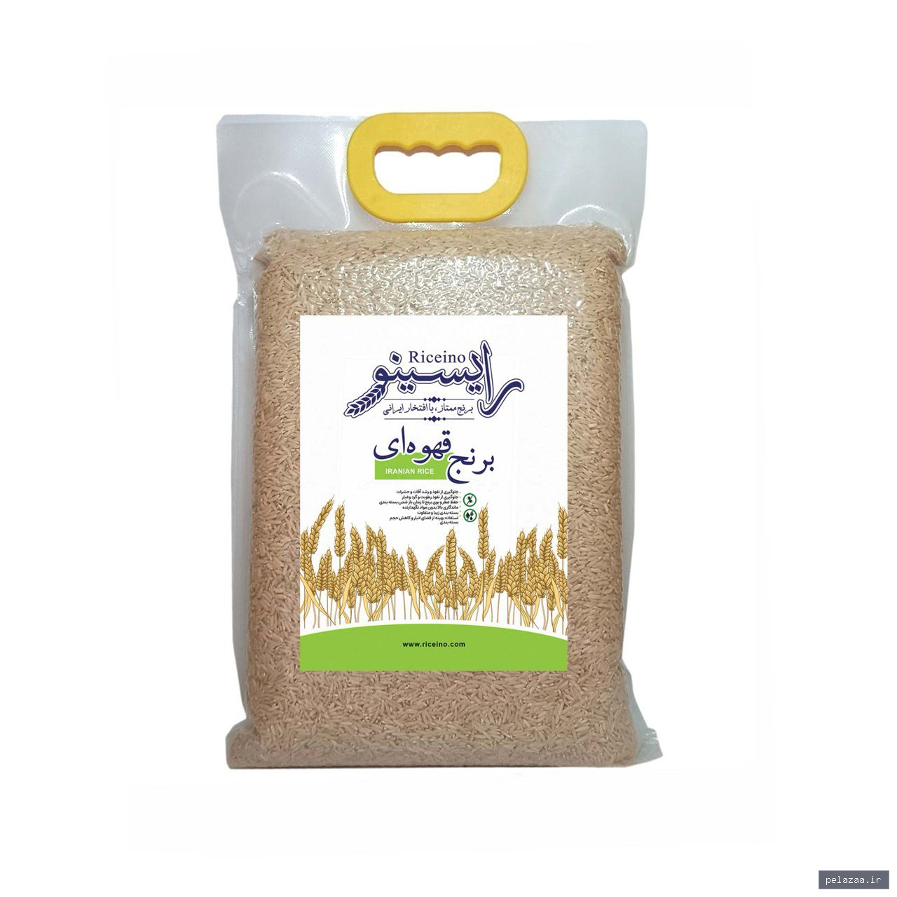 خرید و قیمت برنج قهوه ای وکیوم از riceino برنج قهوه ای وکیوم - riceino گرگان