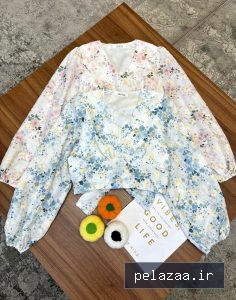 شومیز مجلسی خامه دوزی پشت گره ای - belfiboutique گرگان