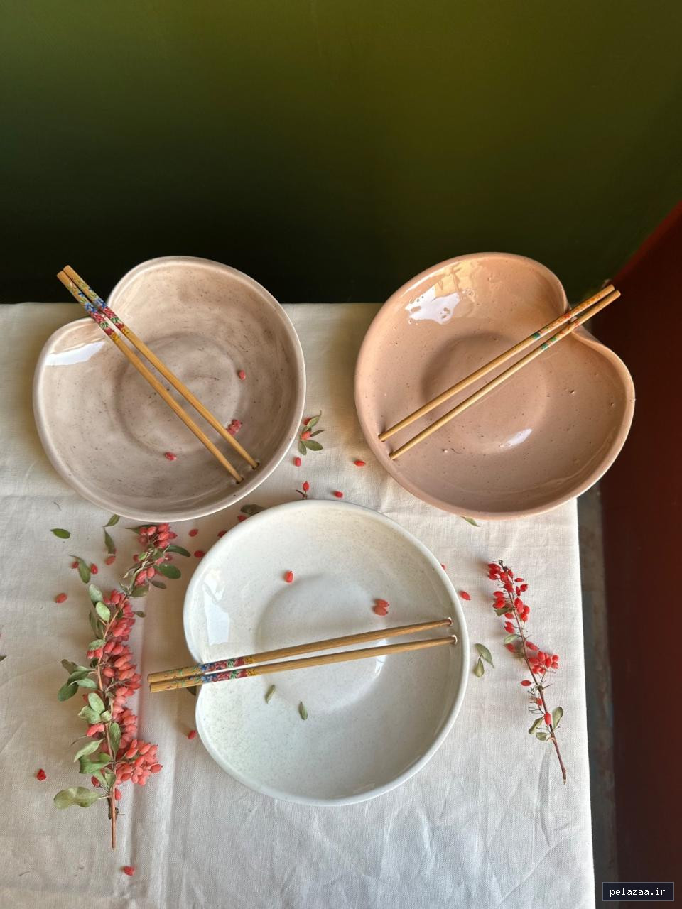 بشقاب نودل خوری سرامیکی کره ای - hobceramics گرگان