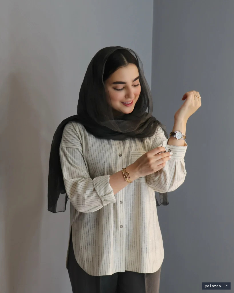 شومیز راه راه ویانا کد - maryamfazelidesign گرگان