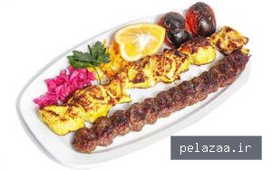 کباب وزیری – جوجه1سیخ200گرم کوبیده1سیخ75گرم نان گوجه - ziaratonlin گرگان
