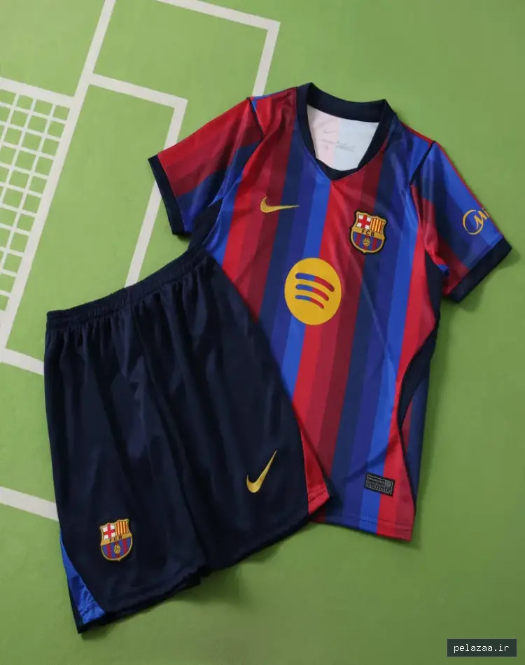 خرید و قیمت کیت اول بارسلونا 2027 بچه گانه از deysport کیت اول بارسلونا 2027 بچه گانه - deysport گرگان