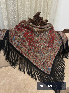 چارقد گلریز سرخ ۲۰۳۷ - turkmenscarf گرگان