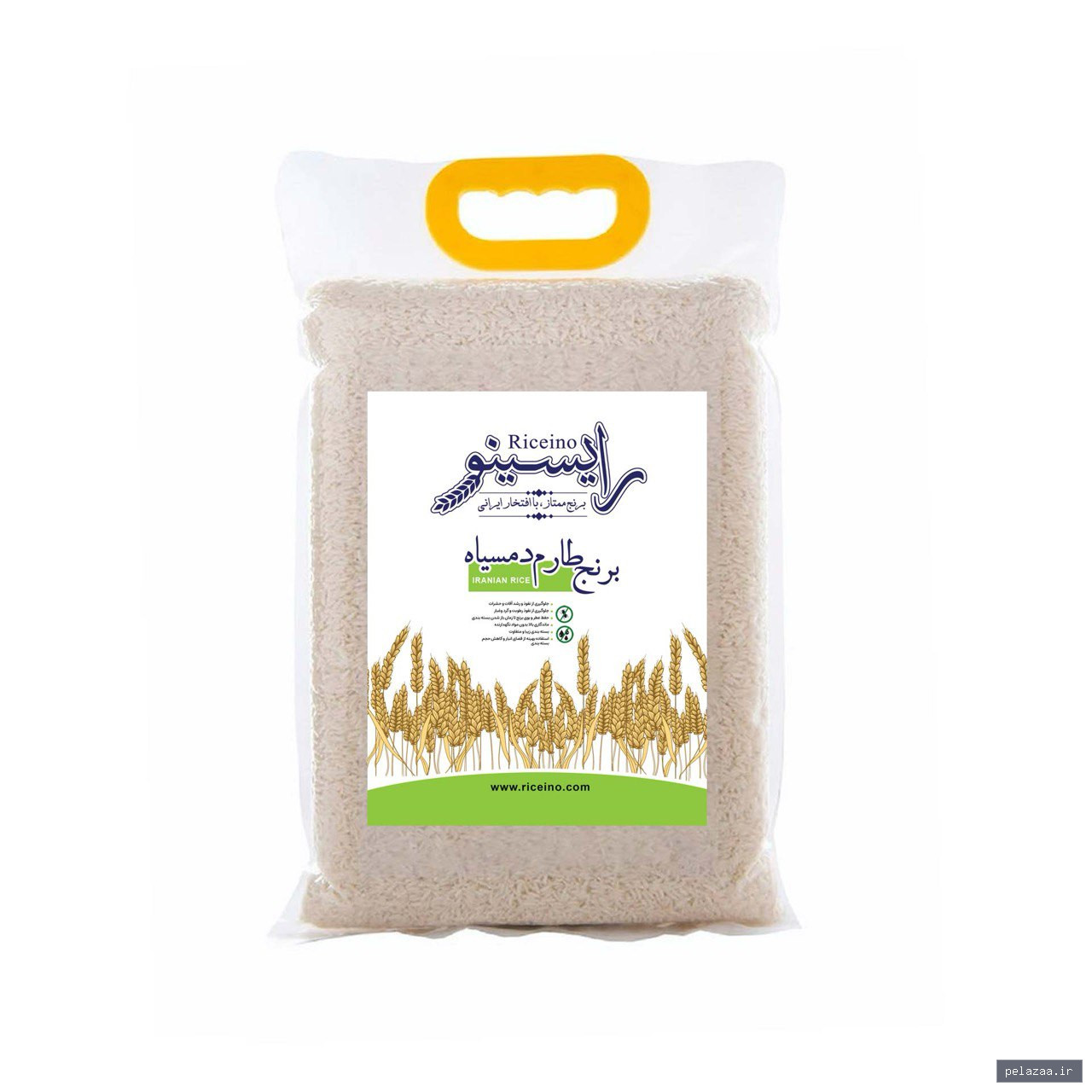خرید و قیمت برنج طارم دم سیاه وکیوم از riceino برنج طارم دم سیاه وکیوم - riceino گرگان